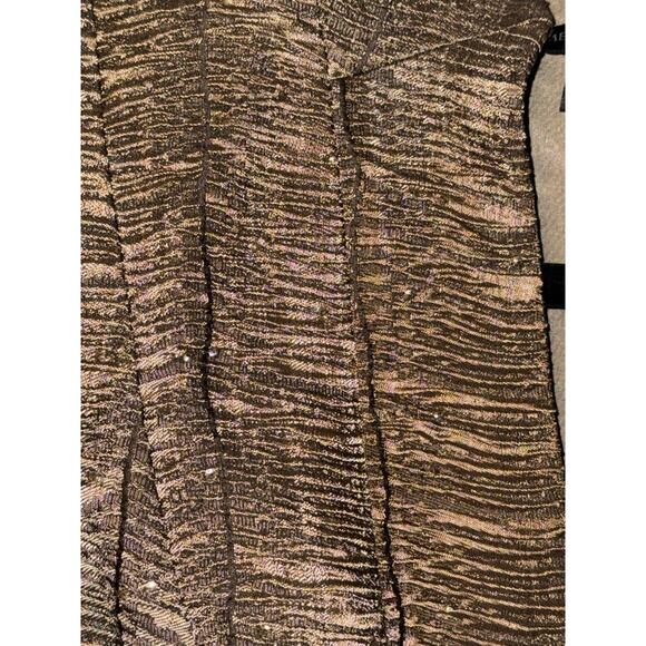 Carmen Marc Valvo Women's 4 Metallic Textured Blazer Executive Chic Quiet Luxury - Picture 10 of 14